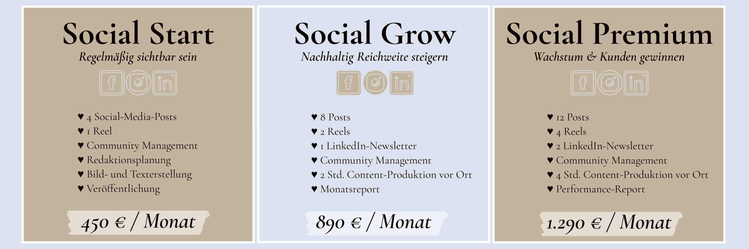 social preisliste